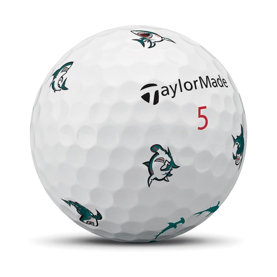 TaylorMade TP5X Pix Sharks Single Item Golf Balls New